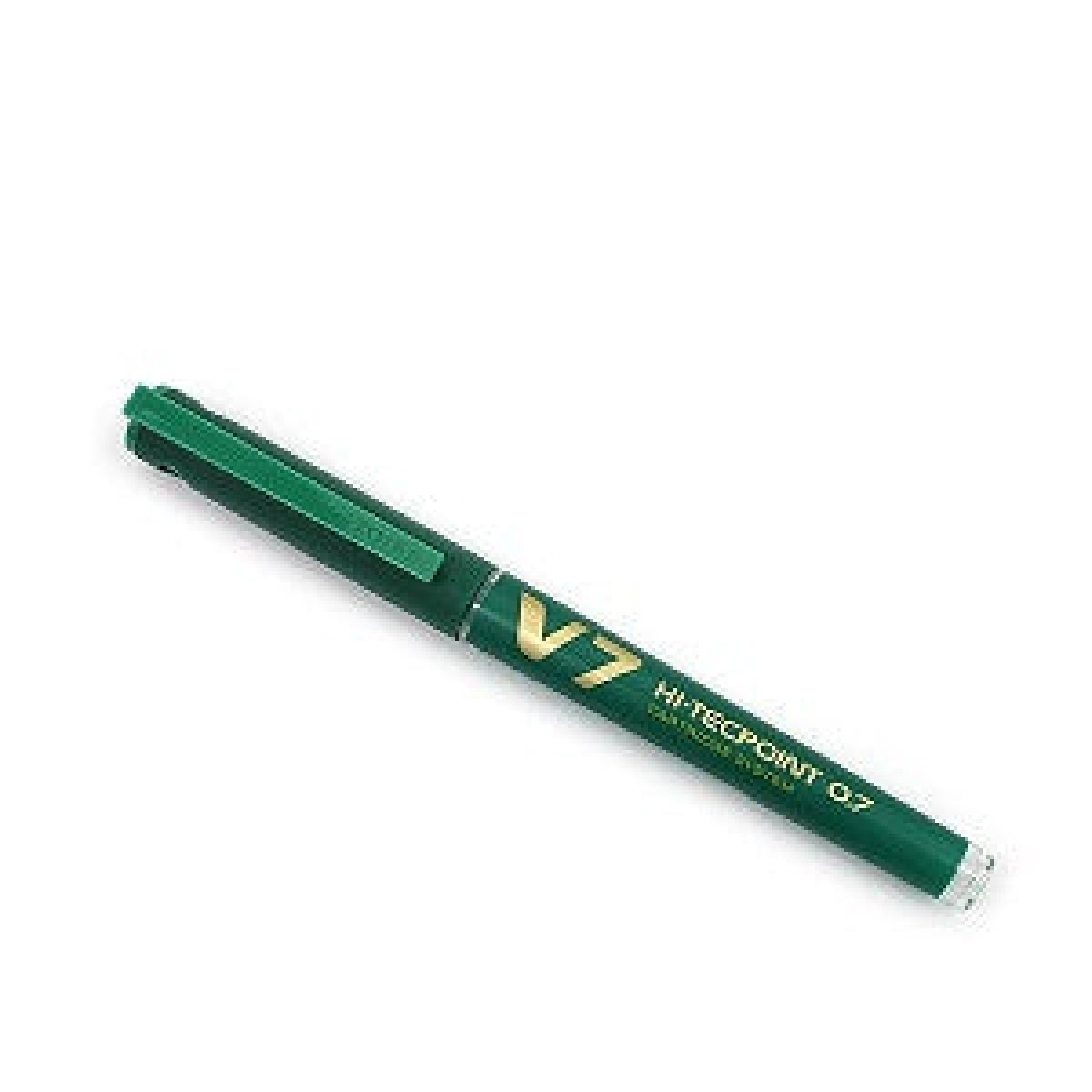 V7 Hi-Tech Pen 0.7 mm - Green