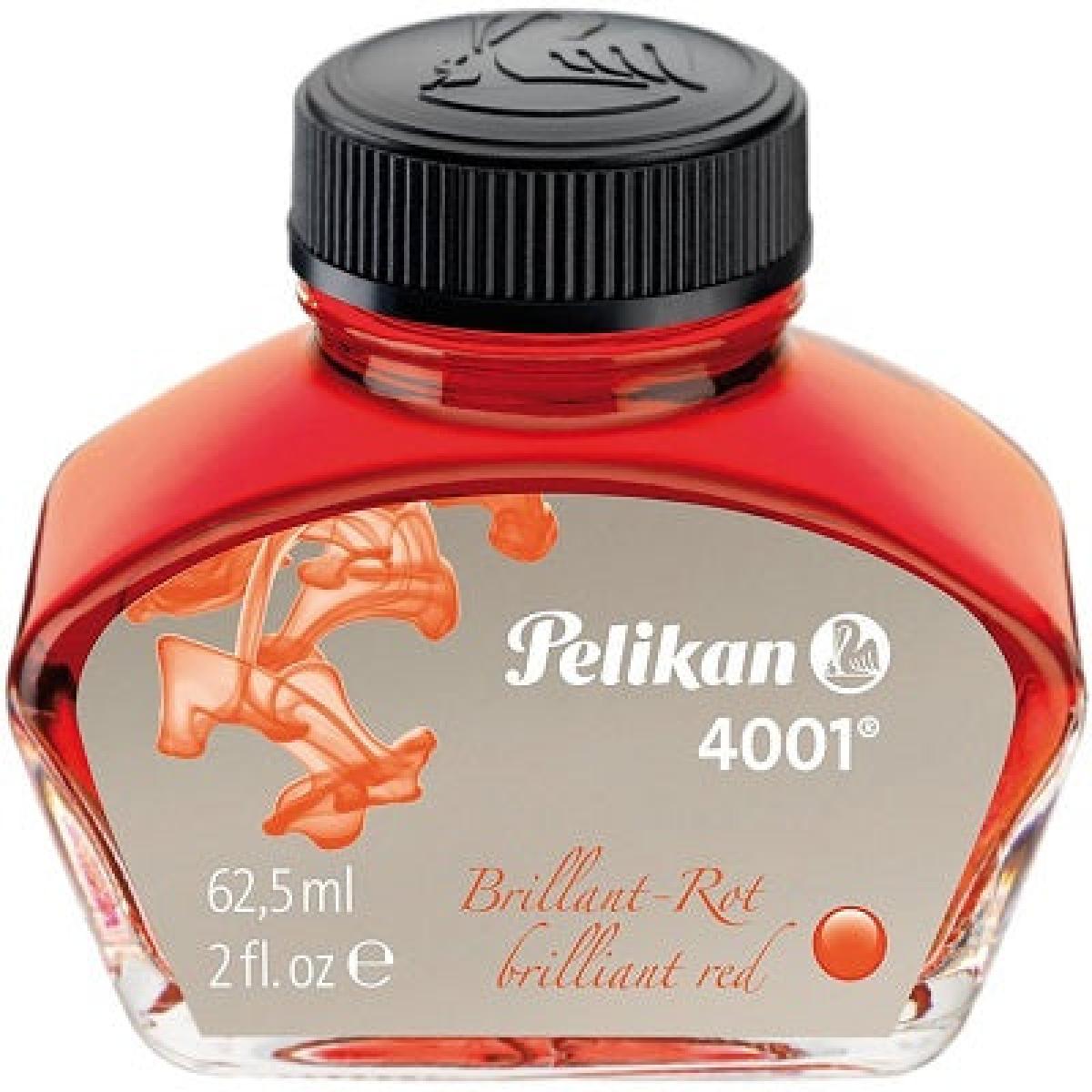 Fountain Pen Ink Bottle 62.5 ml - Brilliant Red
