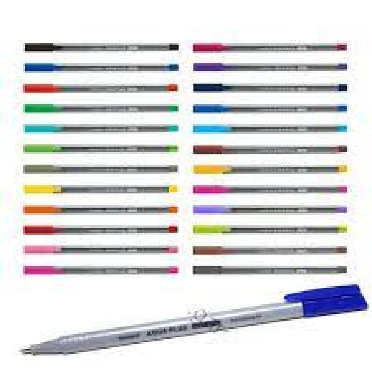 Aqua Plus Fineliner Live Colour Medium - Multi Colour