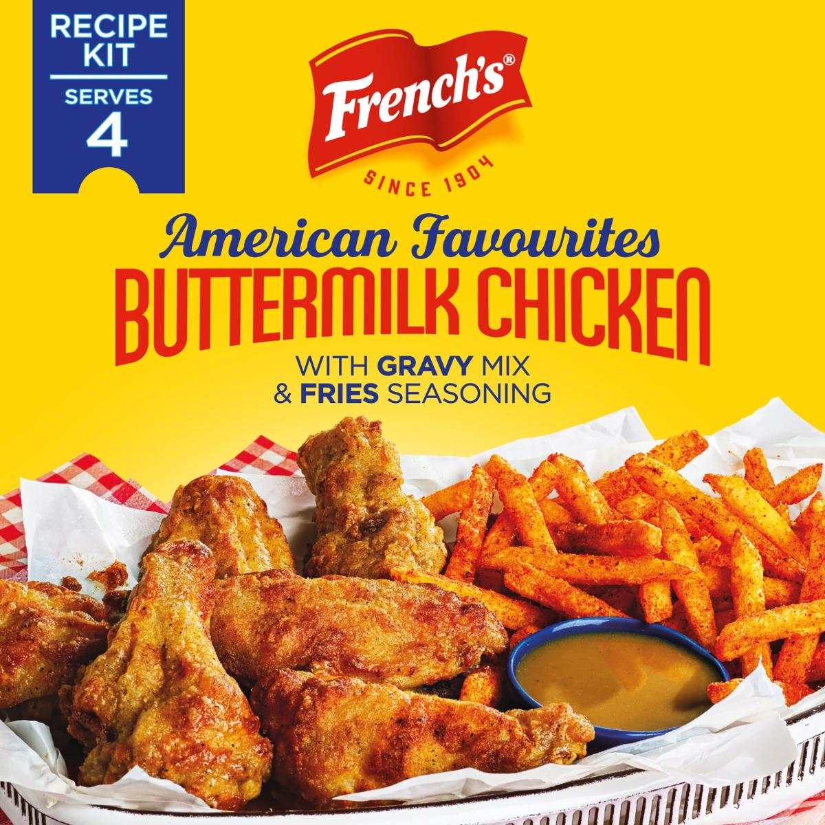 Buttermilk Chicken With Fries Seasoning Recipe Kit