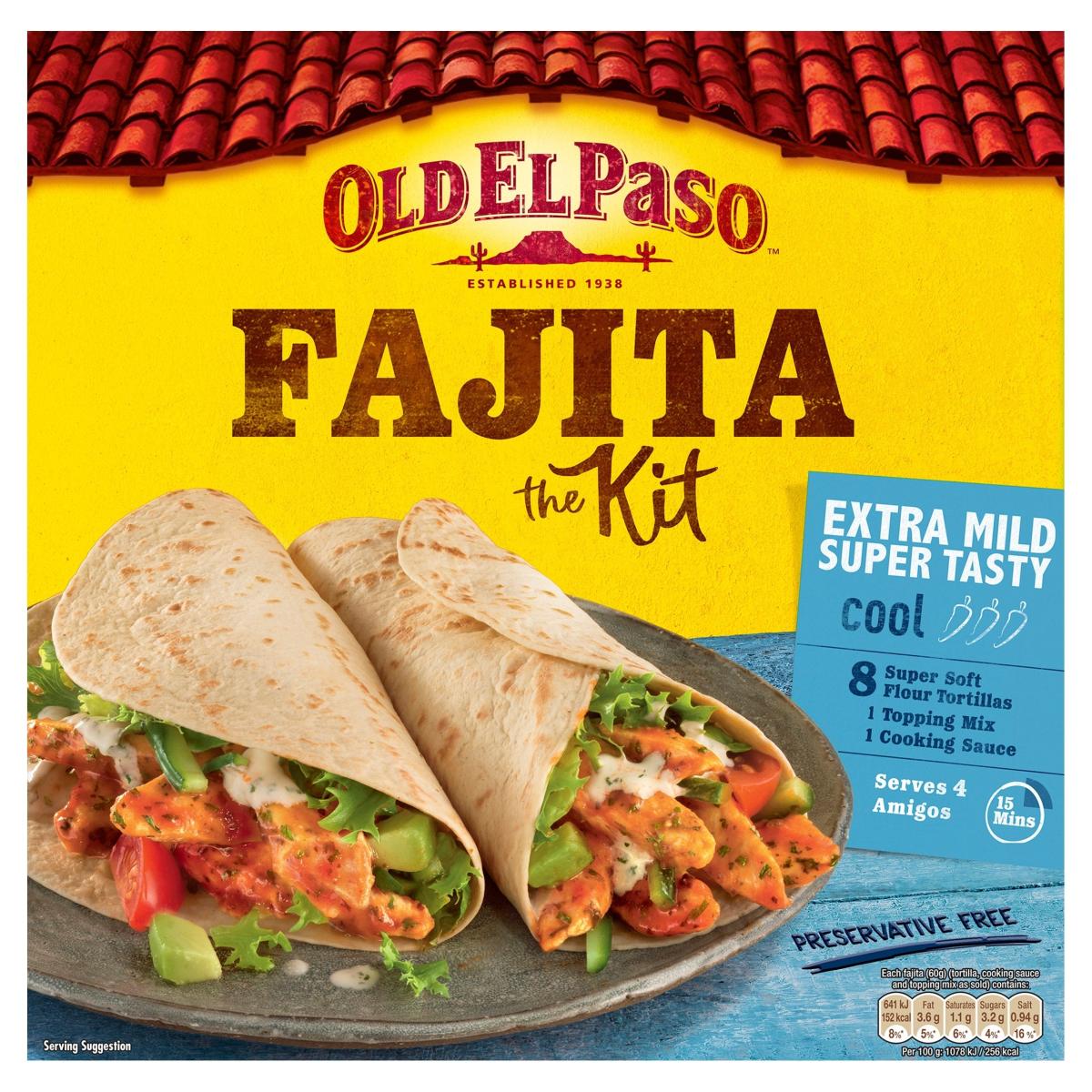 Extra Mild Fajita Dinner Kit