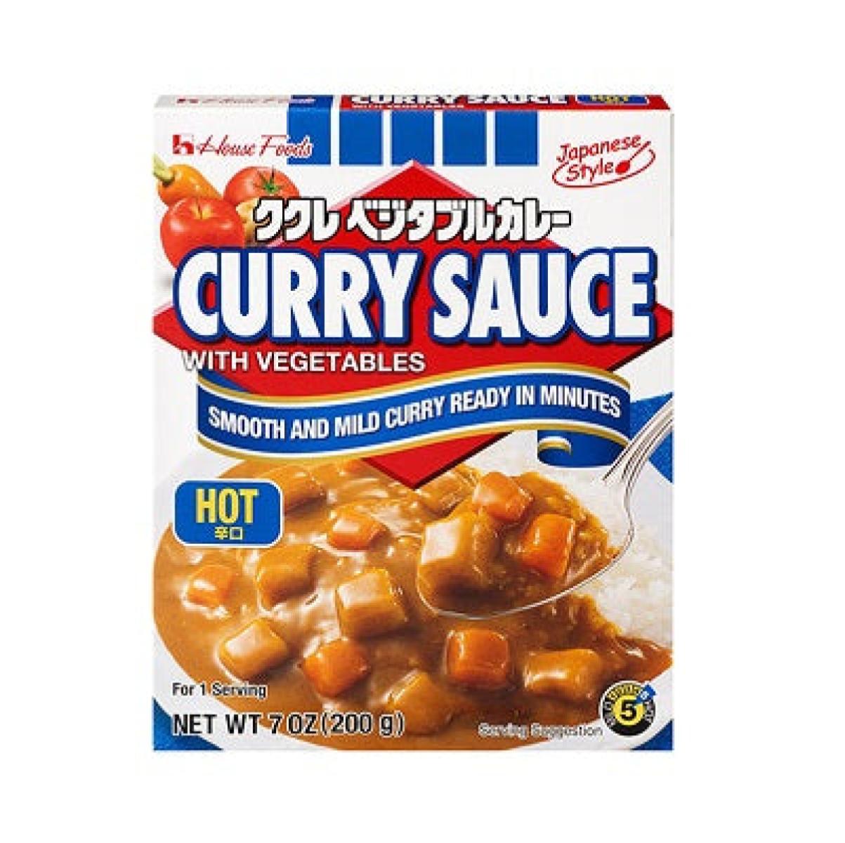 Curry Sauce With Vegetables Hot