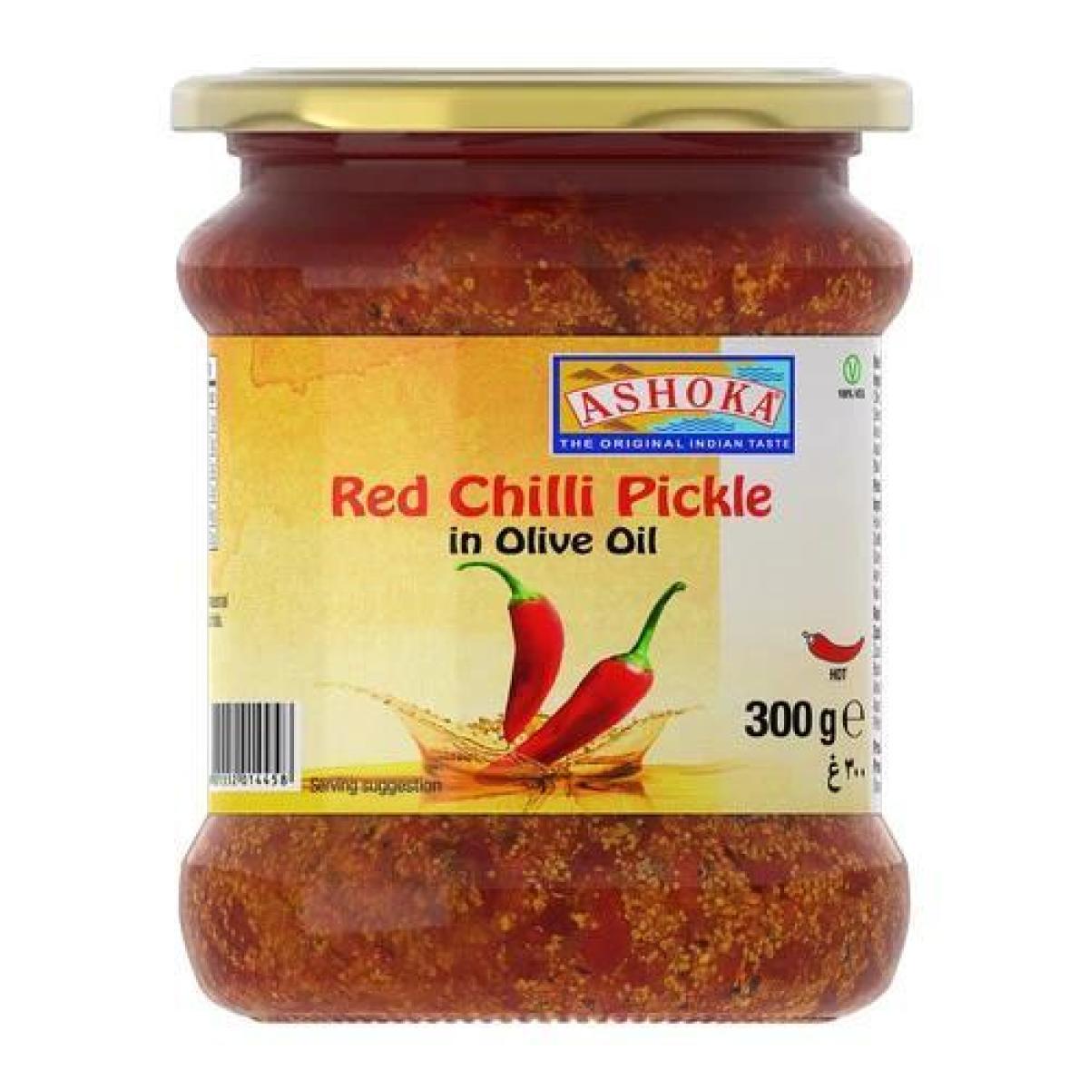 Red Chilli Pickle In Virgin Olive Oil