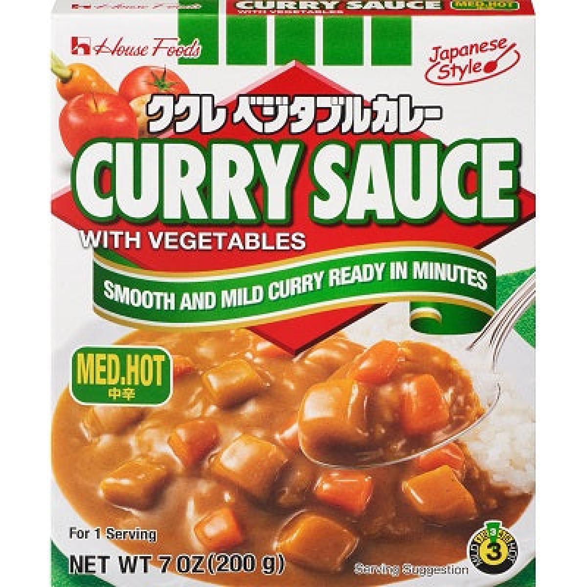 Curry Sauce With Vegetables Medium-Hot
