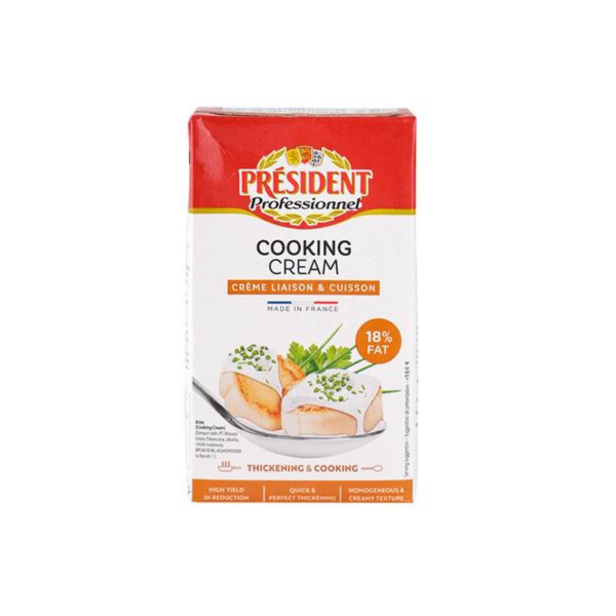 Cooking Cream 18% Fat Packet