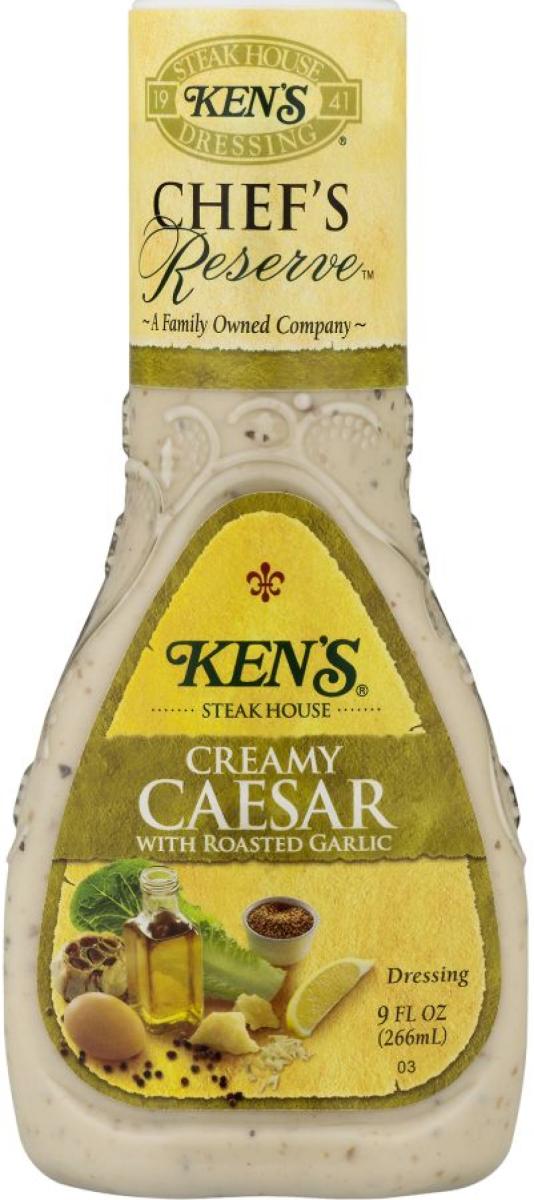 Creamy Caesar With Roasted Garlic Dressing