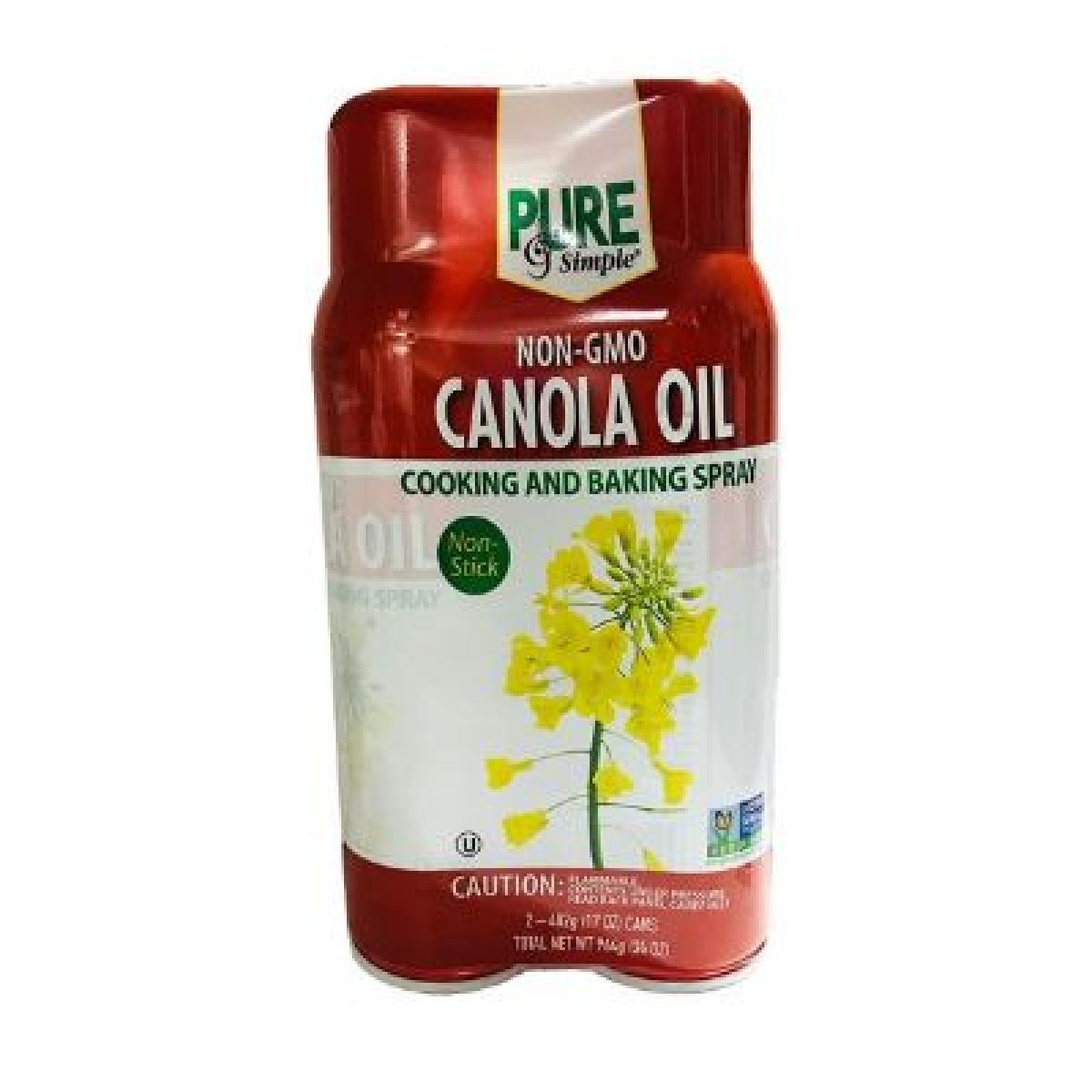 Non-GMO Canola Oil Cooking & Baking Spray