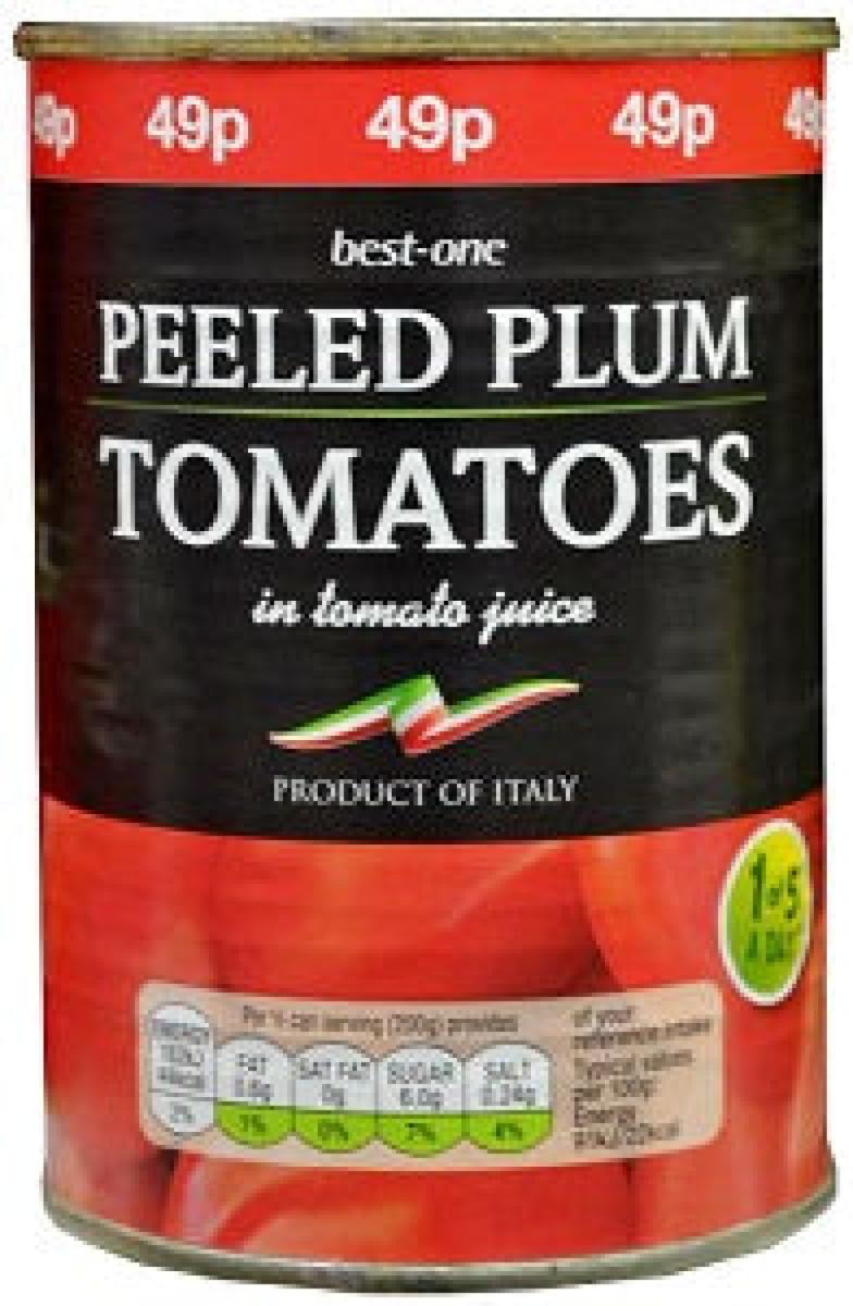 Peeled Plum Tomatoes In Tomato Juice