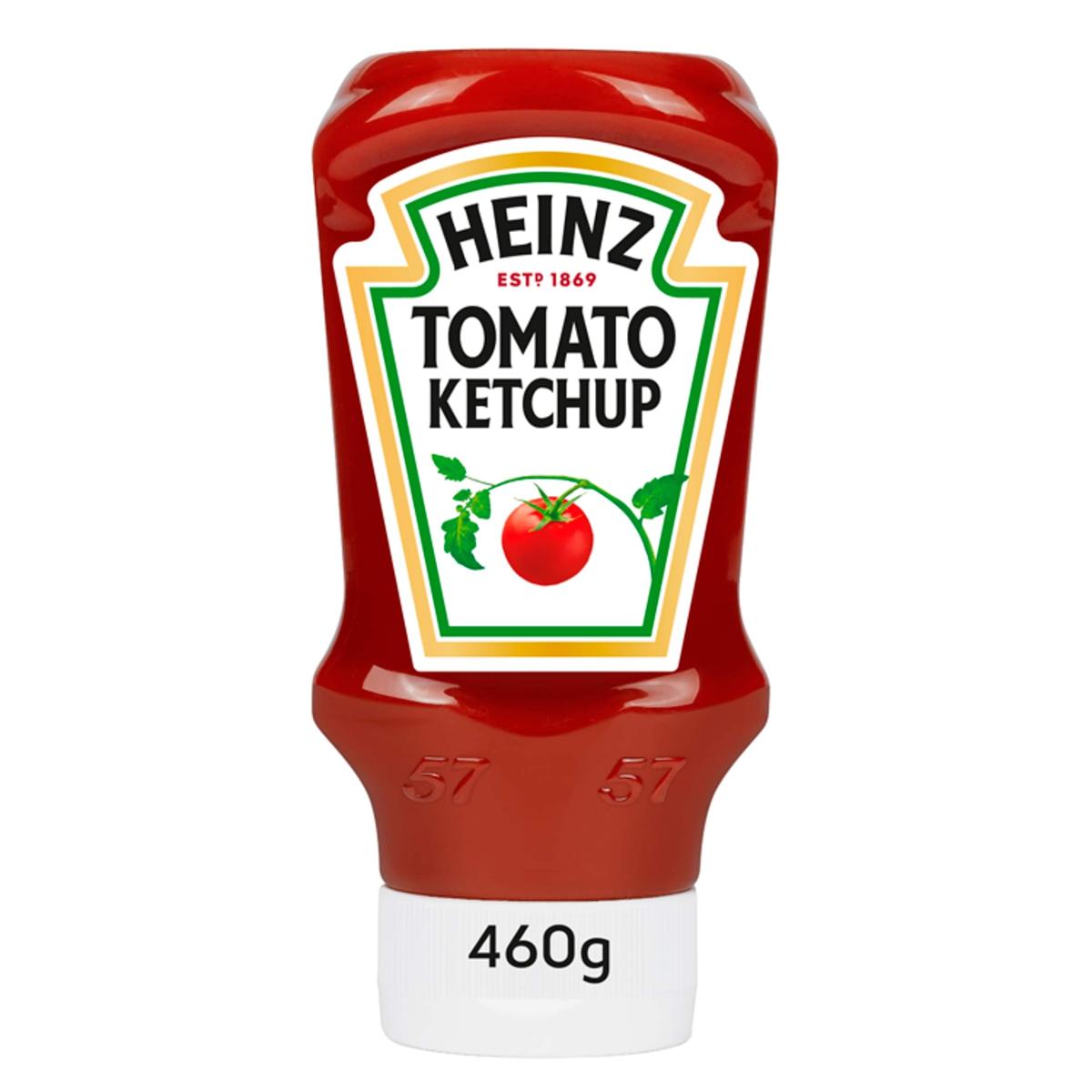Top Down Squeezy Tomato Ketchup Sauce
