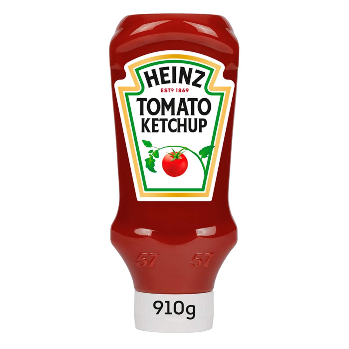Top Down Squeezy Tomato Ketchup Sauce