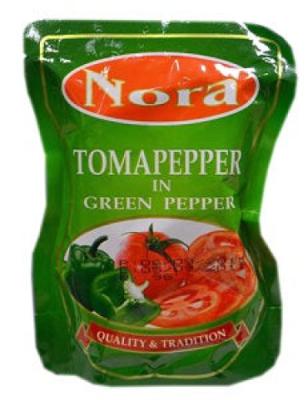 Tomapepper In Green Pepper