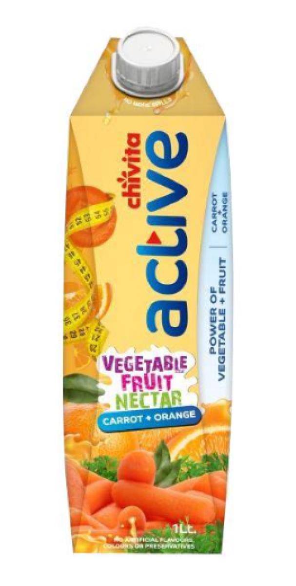 Chivita Active Vegetable Fruit Nectar Carrot & Orange