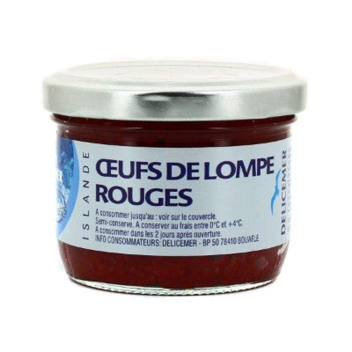 Oeufs De Lompe Rouges 100 g (Lumpfish Caviar - Red)