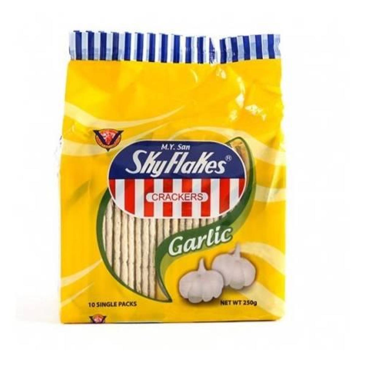 Sky Flakes Crackers Garlic Flavour