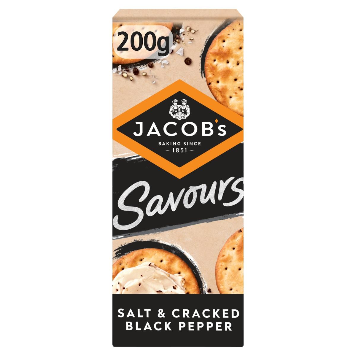 Savours Bakes Salt & Cracked Black Pepper