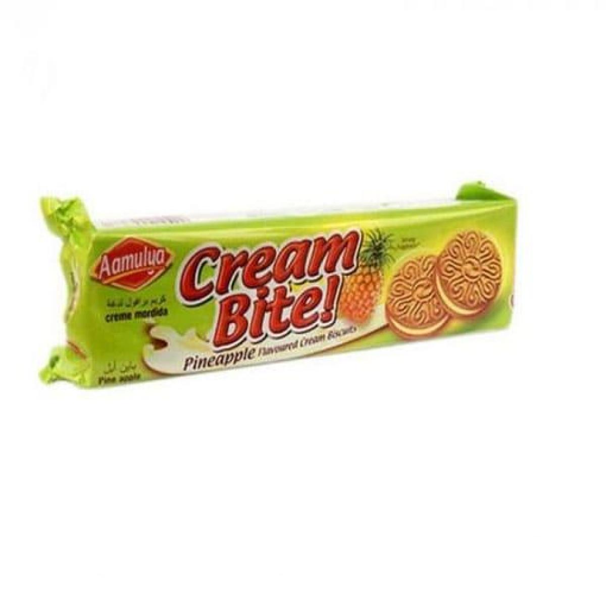 Big Cream Bite Cream Biscuits Pineapple