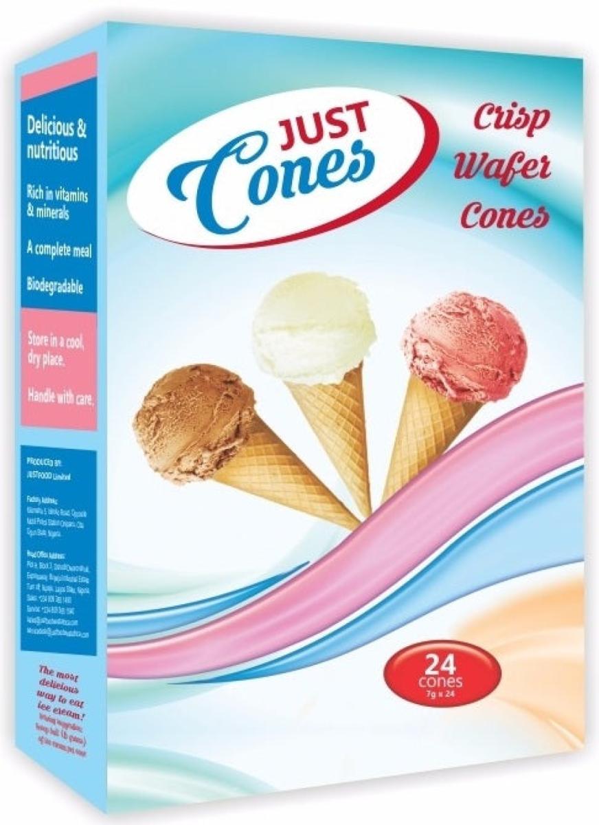 Crisp Wafer Multi-Colour Cones
