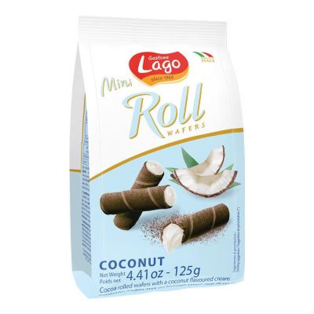 Mini Roll Wafers Coconut Flavoured Cream