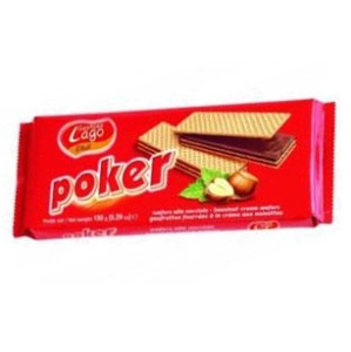 Poker Cream Wafers Hazelnut