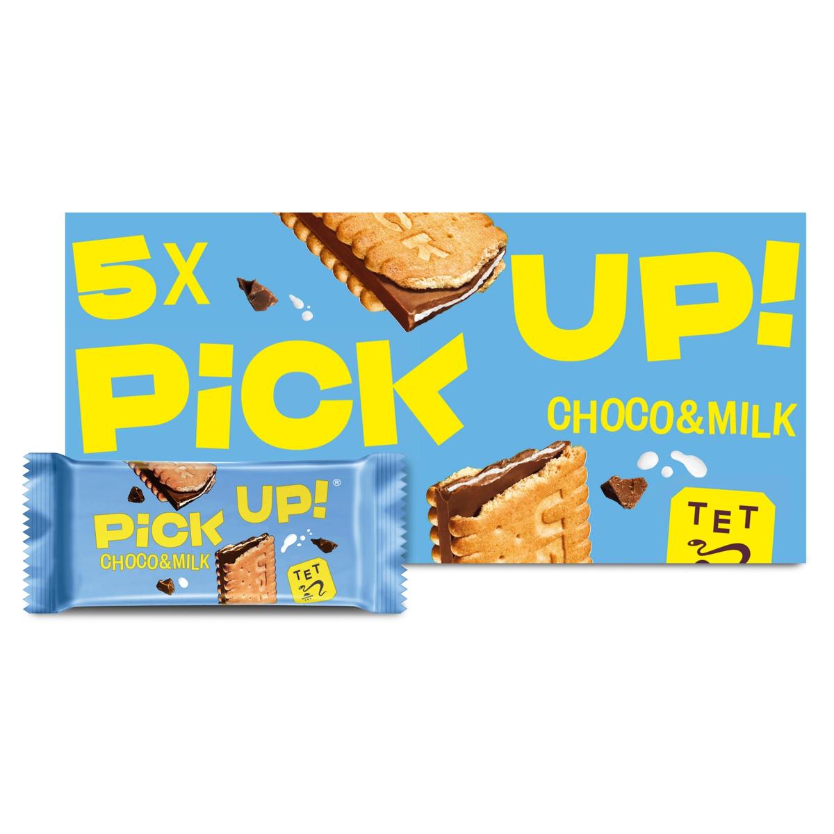 Pick Up! Choco & Milk Chocolate Biscuit Bars Multi-Pack
