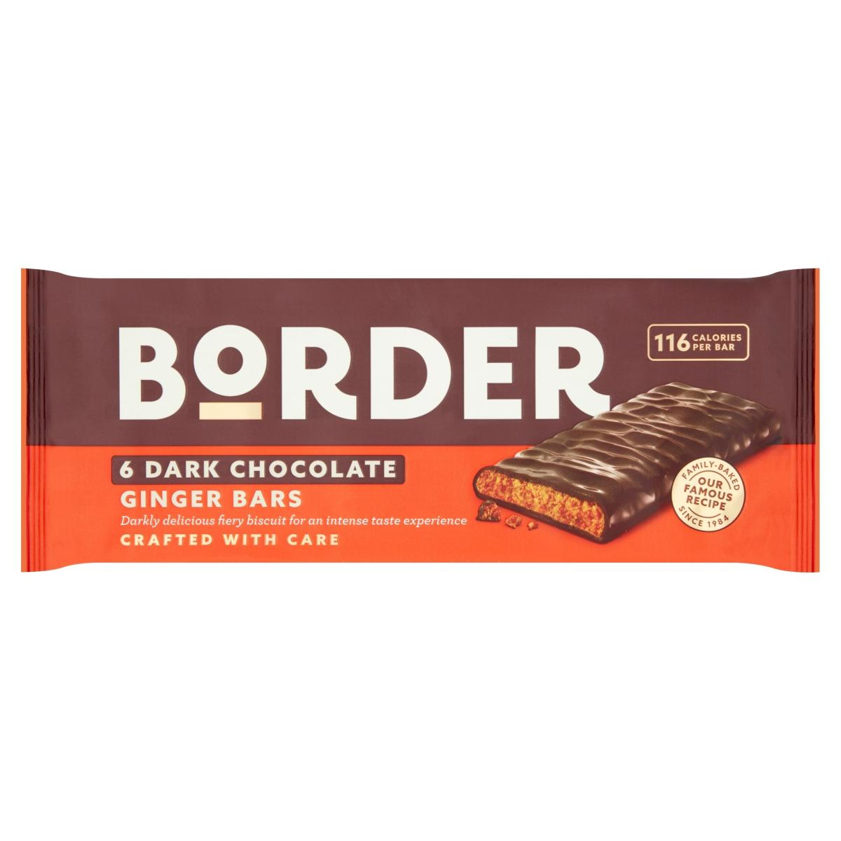 Dark Chocolate Ginger Biscuit Bars Multi-Pack
