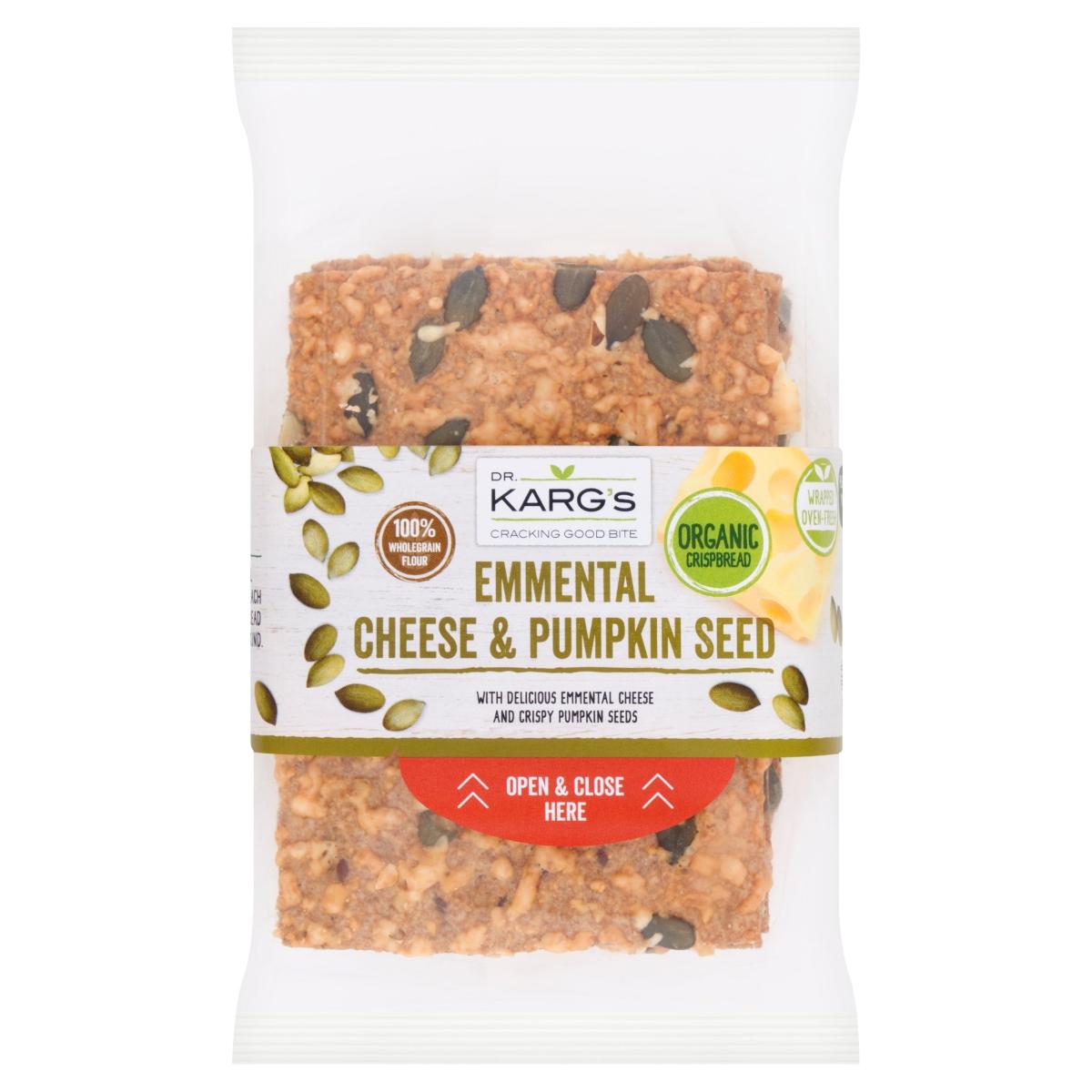 Organic Crispbread Emmental Cheese & Pumpkin Seed
