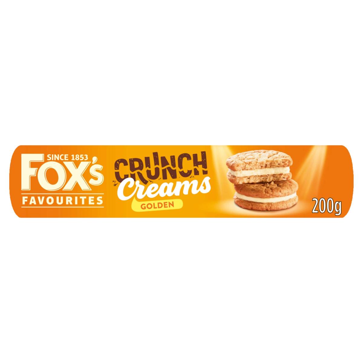 Favourites Crunch Creams Biscuits Golden