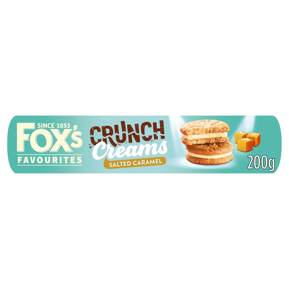 Favourites Crunch Creams Biscuits Salted Caramel