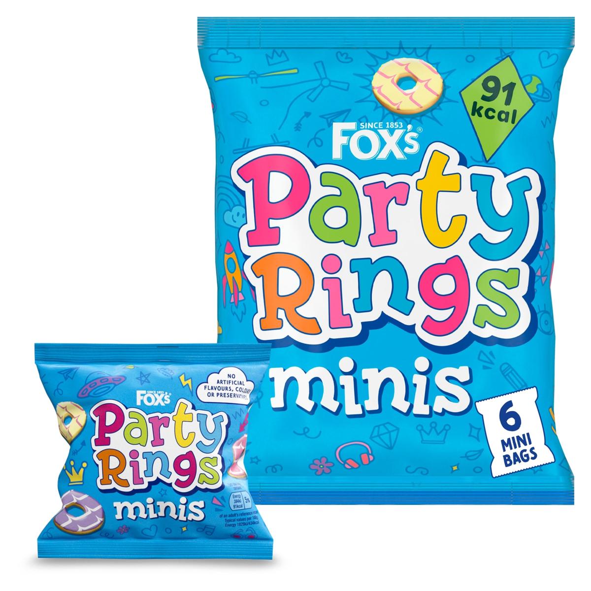 Party Rings Mini Biscuits Multi-Pack