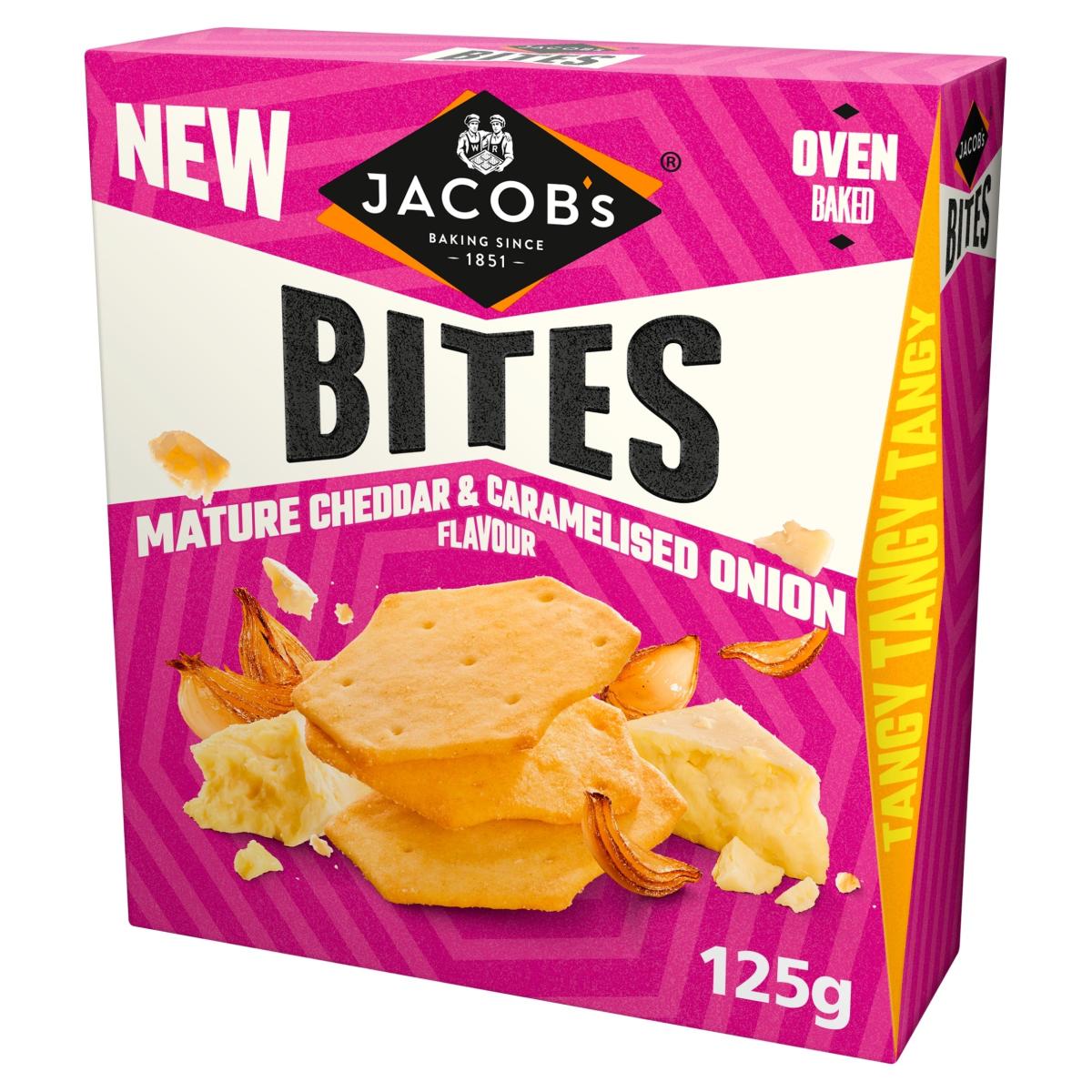 Bites Mature Cheddar & Onion Crackers