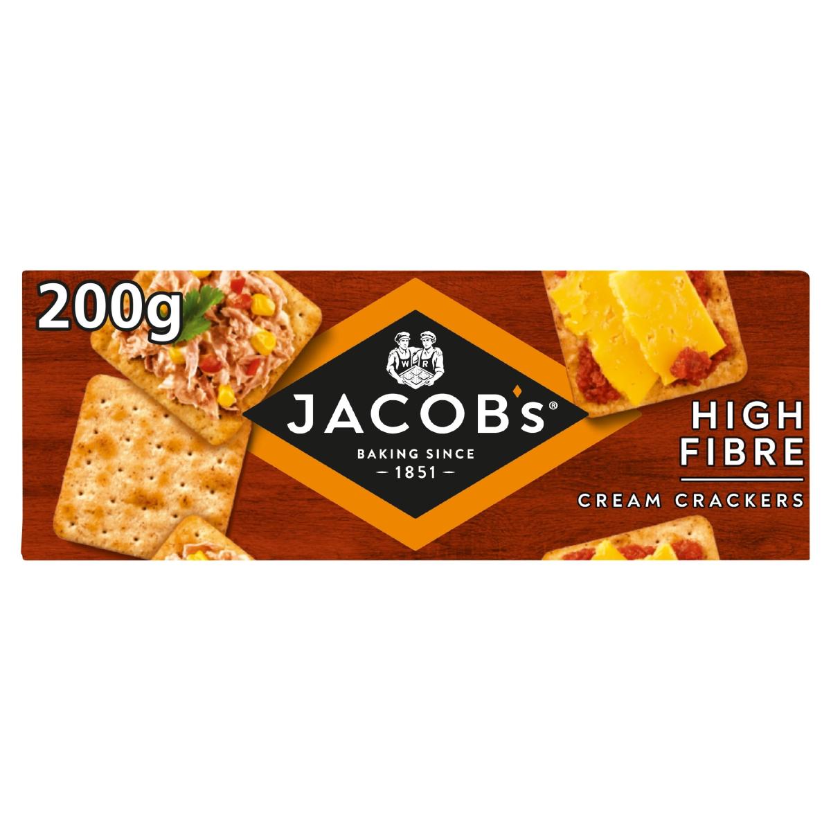 High Fibre Cream Crackers