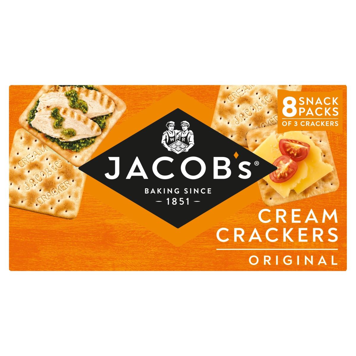Cream Cracker Multi-Pack 8 Snack Packs
