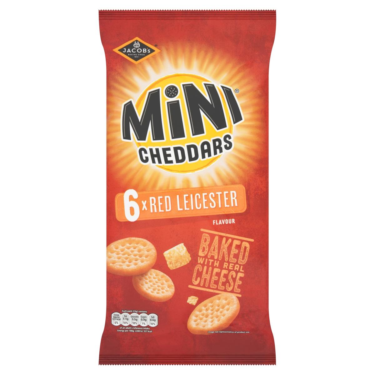 Mini Cheddars Multi-Pack Snacks Red Leicester