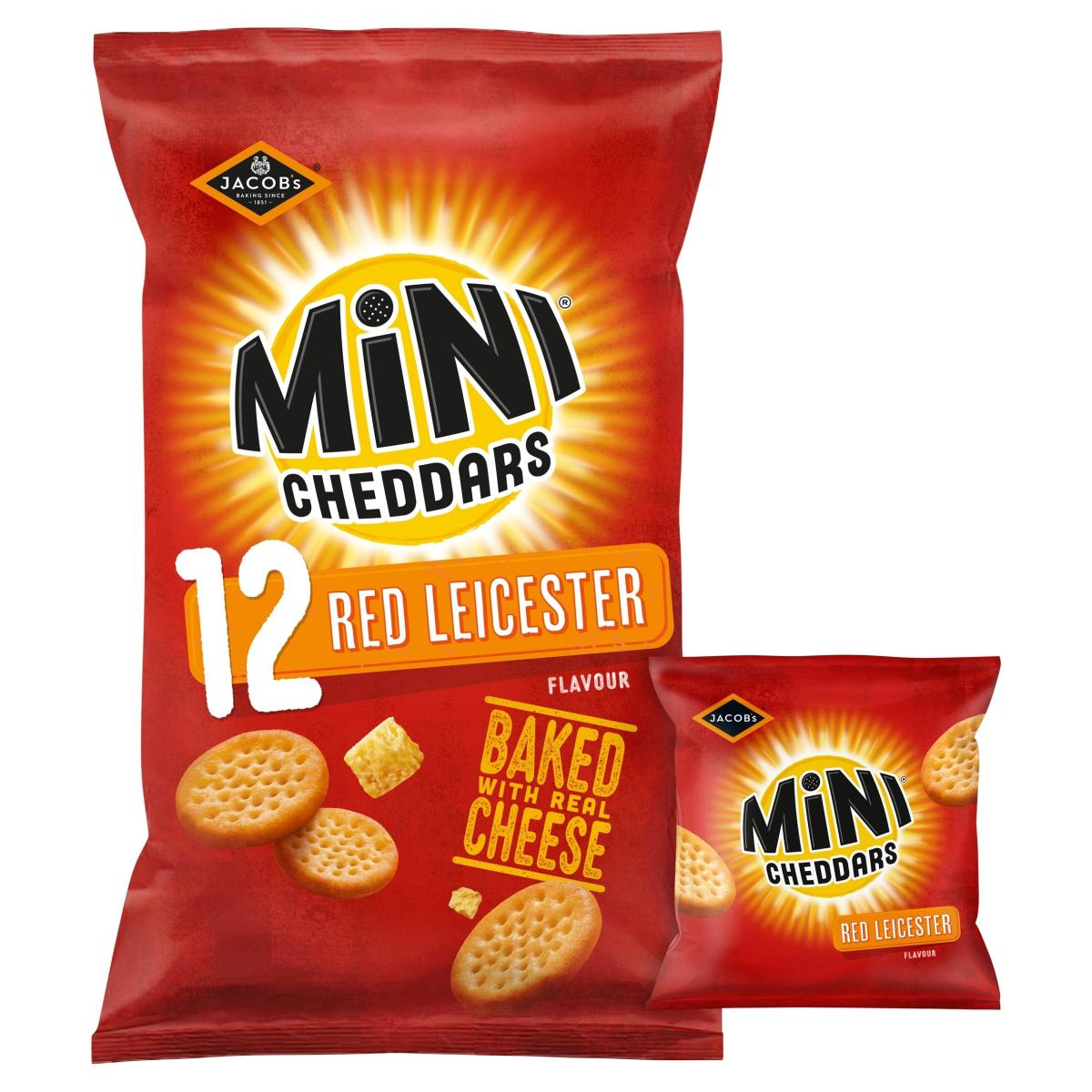 Mini Cheddars Red Leicester Multi-Pack Snacks