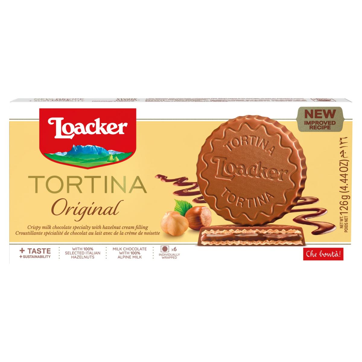 Tortina Original Milk Chocolate & Hazelnut Cream Wafer Rounds