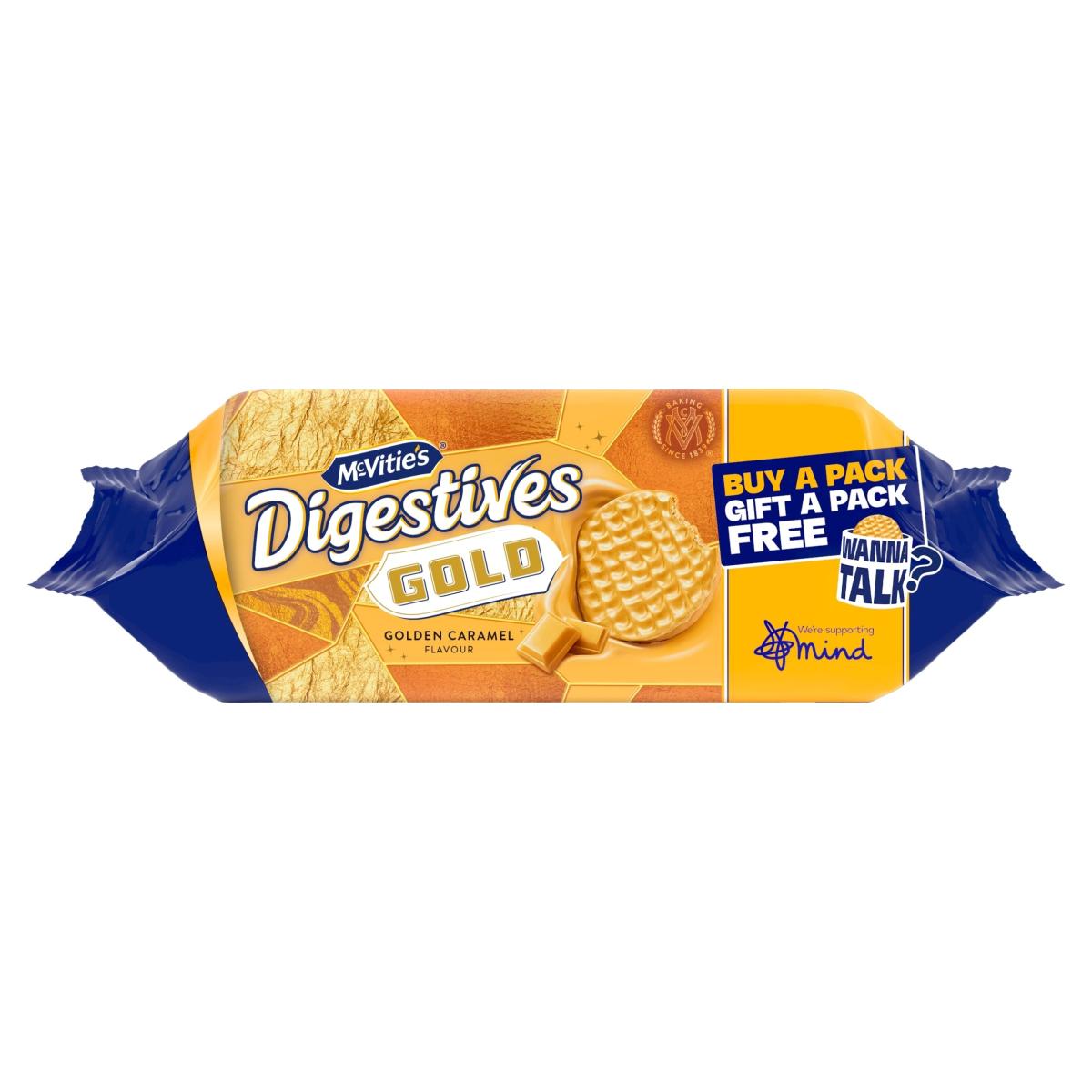 Digestives Gold Golden Caramel Flavour Biscuits