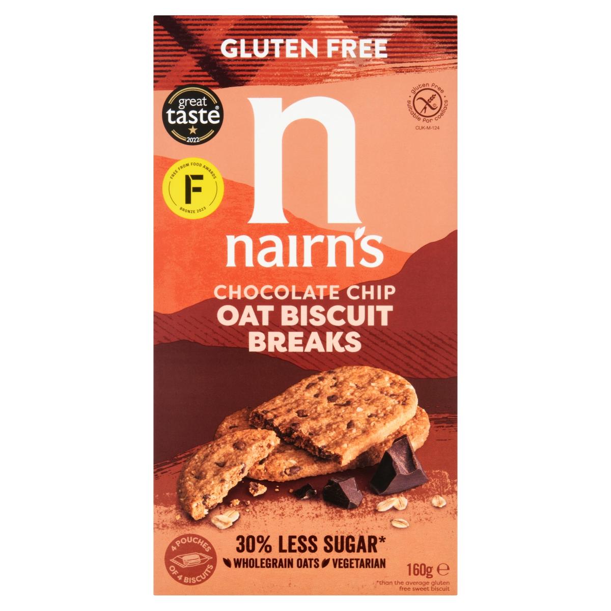 Gluten Free Biscuit Breaks Oats & Chocolate Chip