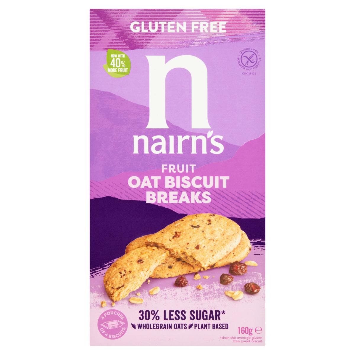 Gluten Free Biscuit Breaks Oats & Fruit