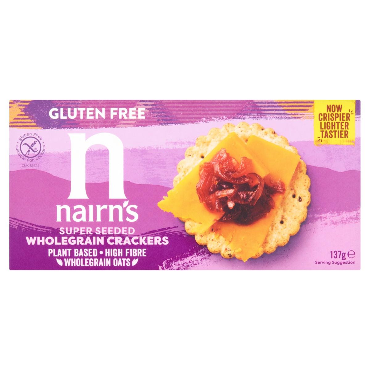 Gluten Free Super Seeded Wholegrain Crackers