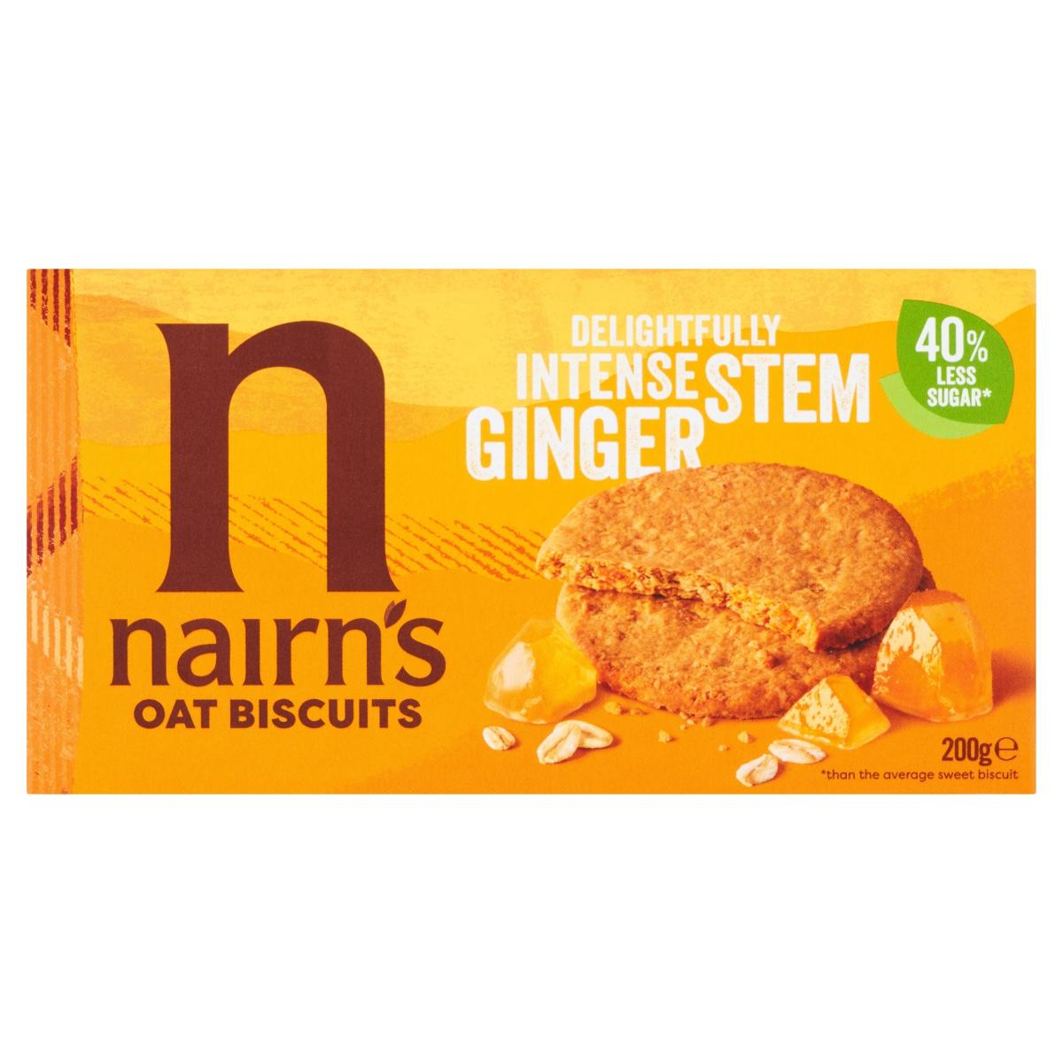 Stem Ginger Oat Biscuit 200 g L