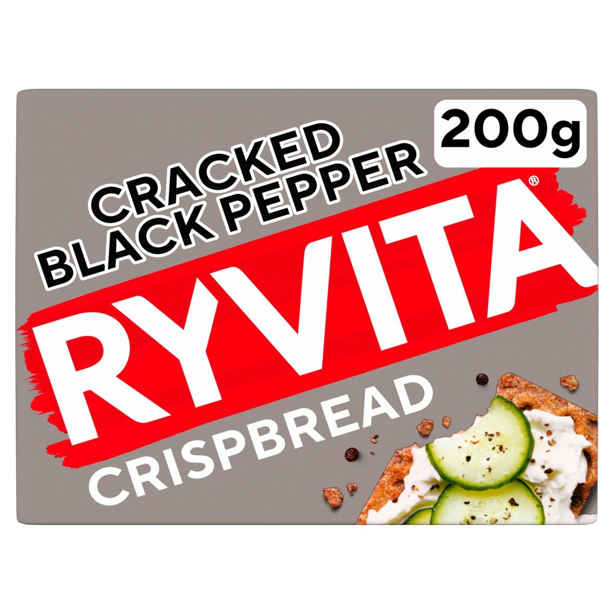 Cracked Black Pepper Crispbread
