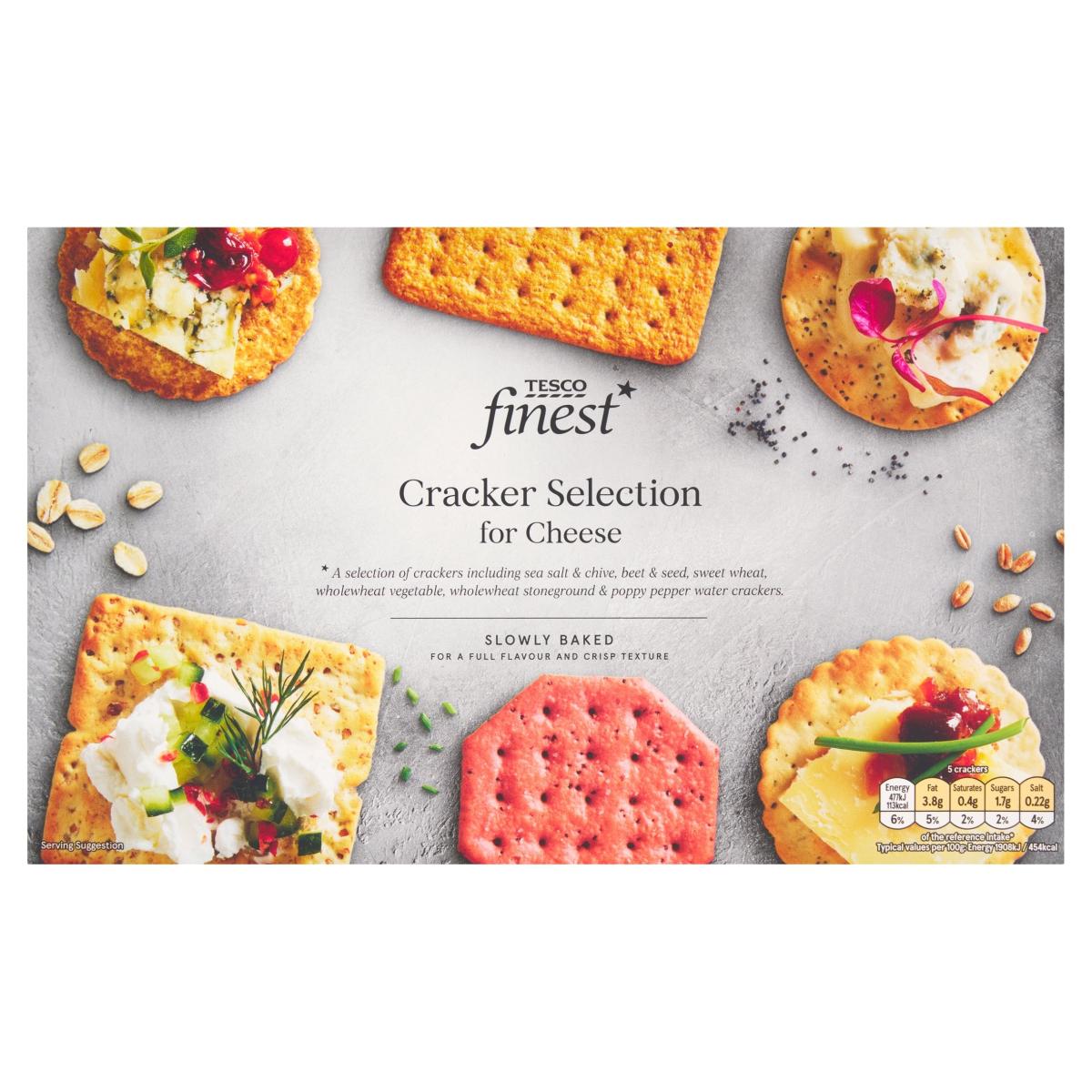 Finest Cracker Selection For Cheese