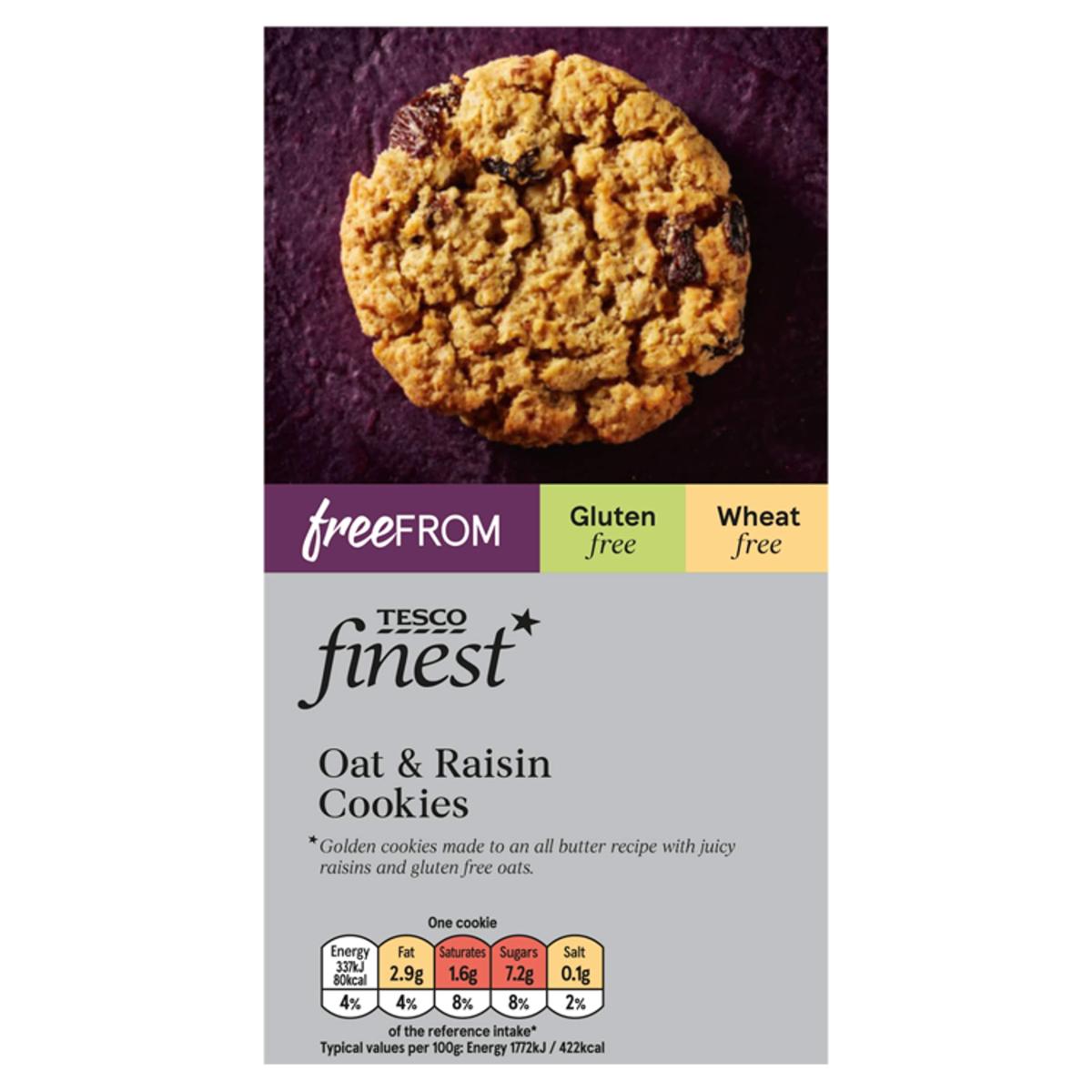 Finest Free From Oat & Raisin Cookies