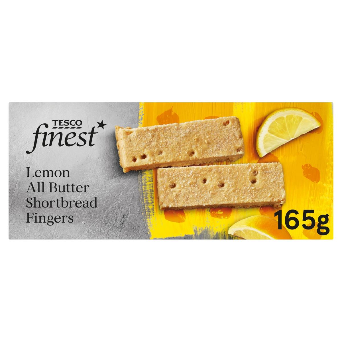 Finest Lemon Shortbread Fingers