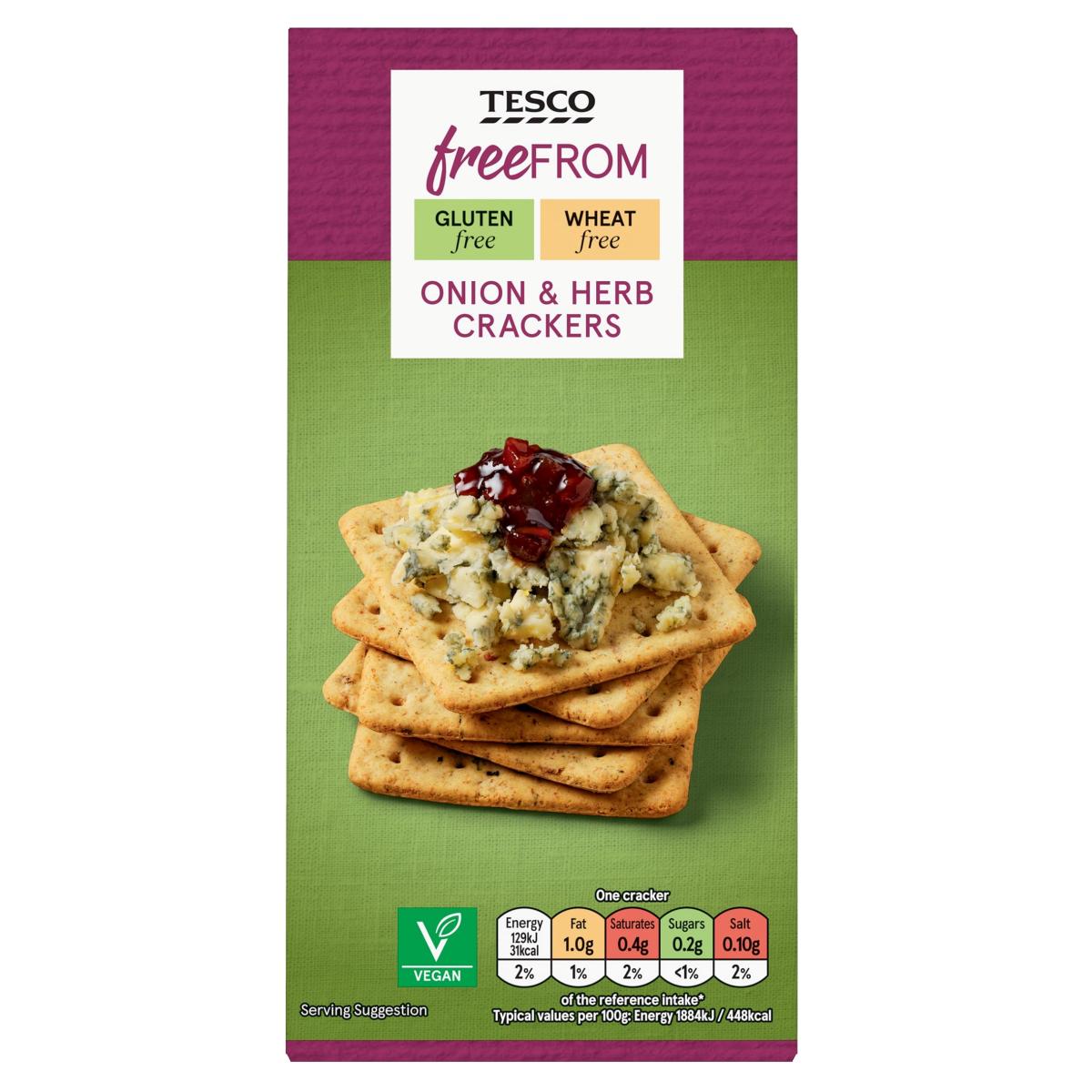 Free From Onion & Herb Crackers