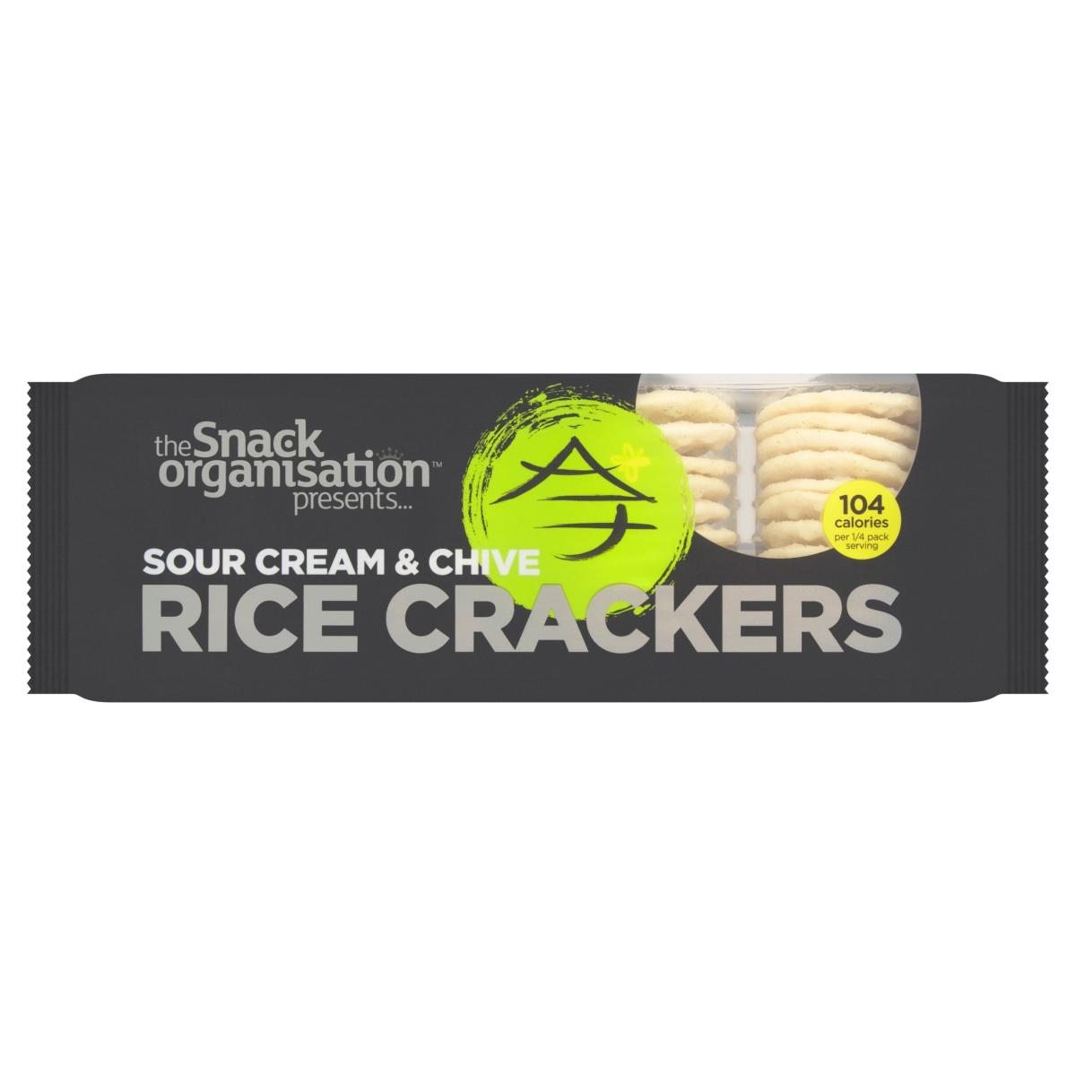 Rice Crackers Sour Cream & Chive