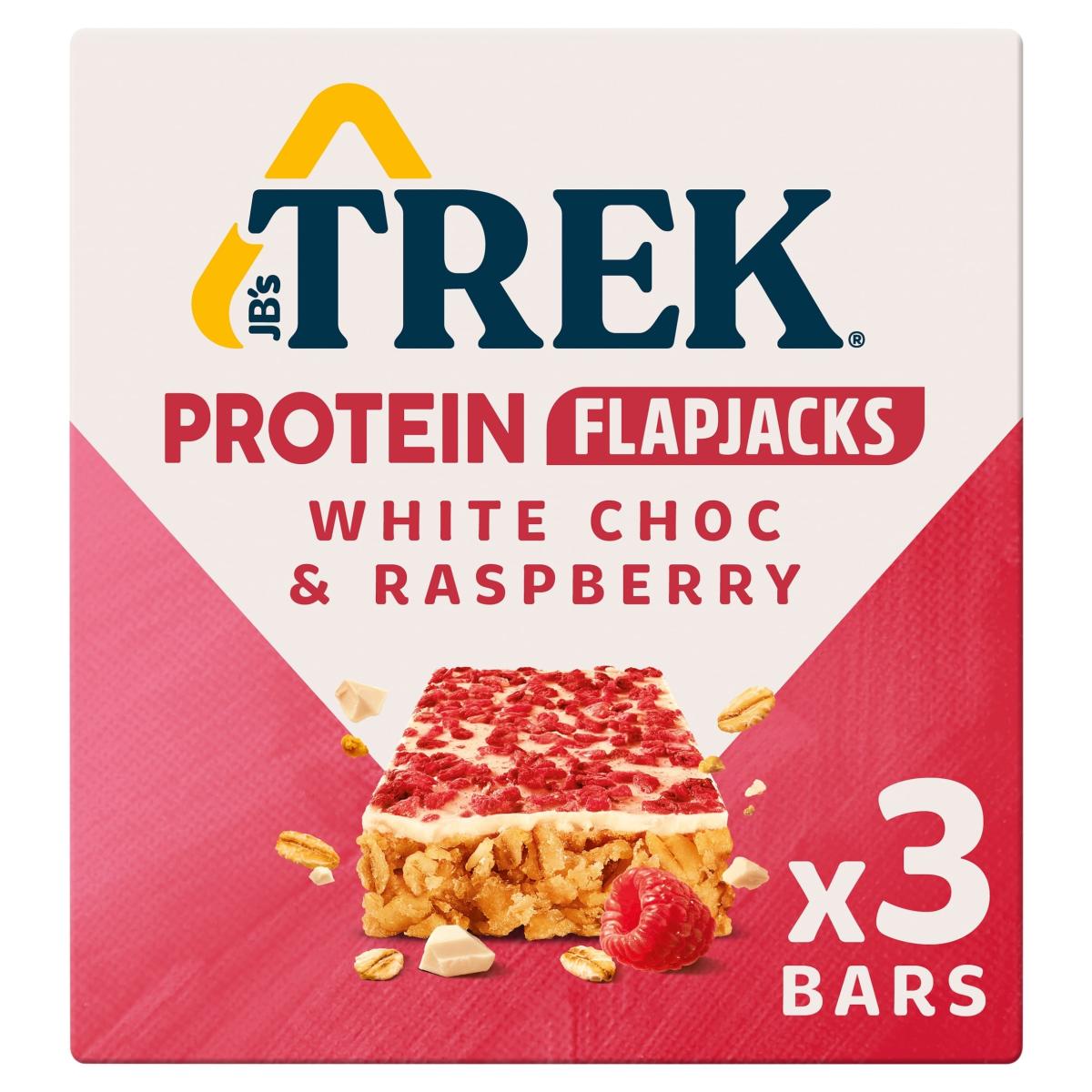 Protein Flapjacks White Chocolate & Raspberry