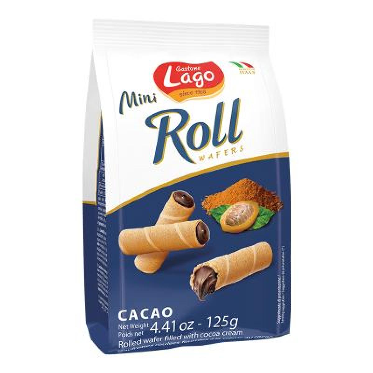 Mini Roll Wafers Cacao Cocoa Cream