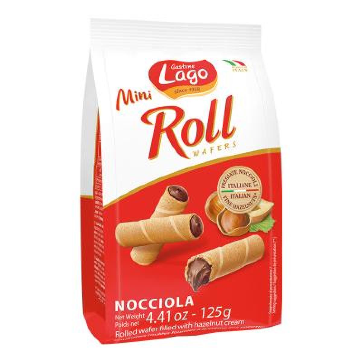 Nocciola Hazelnut Cream Mini Roll Wafers