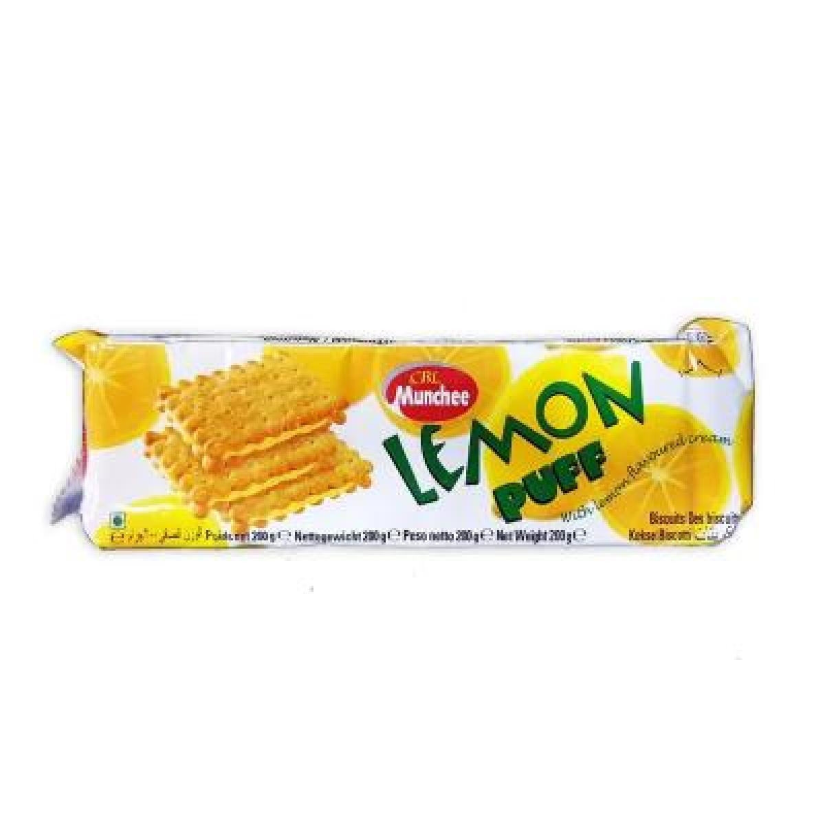 Lemon Puff Flavoured Cream Biscuits